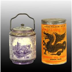 Lot of 2: Miscellaneous Tins.