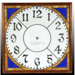 Stained & Leaded Glass Clock.