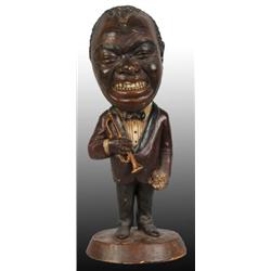 Chalkware Louie Armstrong Statuette.