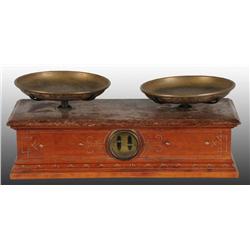 Oak & Marble Countertop Scale.