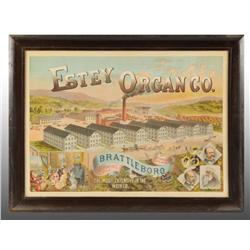 Paper Estey Organ Company Poster.