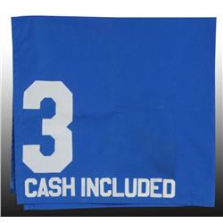 Race-Worn Saddle Cloth from "Cash Included".