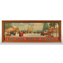 Canvas Interwoven Socks Banner.