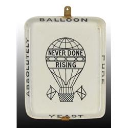 Ceramic Balloon Yeast Advertising Tray.