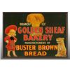 Image 1 : Embossed Tin Buster Brown Bread Sign.