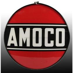 Lot of 2: Amoco Gas Globe Lenses.