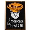 Image 1 : Porcelain 2-Sided Oilzum Sign.