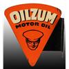 Image 2 : Tin Oilzum 2-Sided Flange Sign.