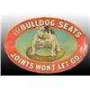 Image 1 : Embossed Tin Bulldog Seats Sign.