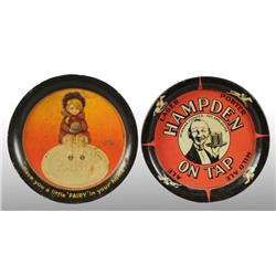 Lot of 2: Tin Litho Change Trays.