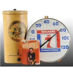 Lot of 3: Assorted Advertisement Pieces.