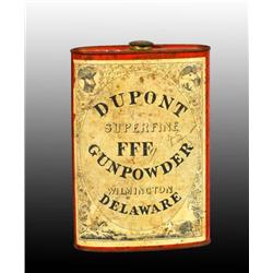 Dupont Superfine Gun Powder Tin.