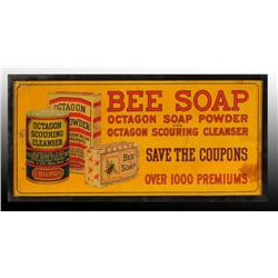 Lot of 2: Tin Soap Advertising Signs.