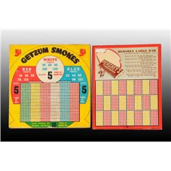 Lot of 2: Advertising Punch Boards.