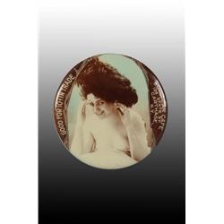 European Cafe "Good for 10-Cents" Pocket Mirror.