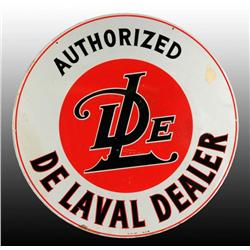 Tin De Laval 2-Sided Dealer Sign.