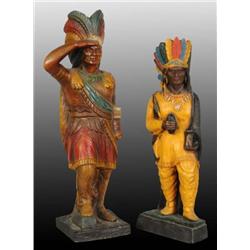 Lot of 2: Cigar Store Figures.