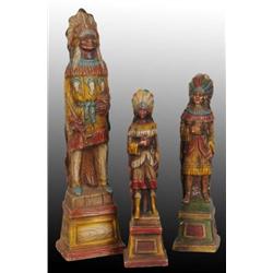 Lot of 3: Assorted Indian Statuettes.