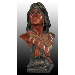 Chalkware Hiawatha Bust.