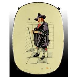 Porcelain Smoking Pilgrim Sign.