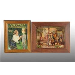 Lot of 2: Cigarette Advertising Signs.