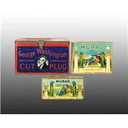 Lot of 3: Tobacco Tins.