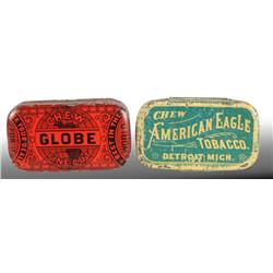 Lot of 2: Sample Flat Pocket Tins.