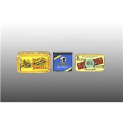 Lot of 3: Tobacco Tins.