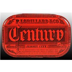 Century Flat Pocket Tobacco Tin.