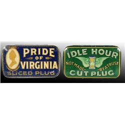 Lot of 2: Tobacco Tins.