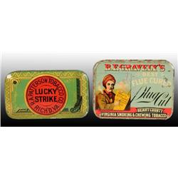 Lot of 2: Tobacco Tins.
