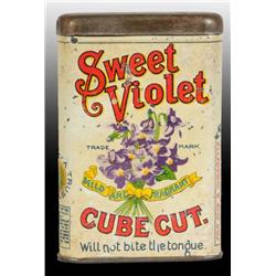 Sweet Violet Vertical Pocket Tobacco Tin.