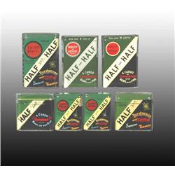 Lot of 7: Half & Half Vertical Pocket Tobacco Tins