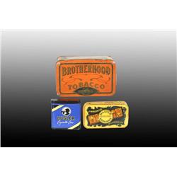 Lot of 3: Tobacco Tins.