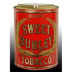 Sweet Burley Tobacco Canister.
