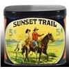 Image 1 : Sunset Trail Oval Cigar Tin.