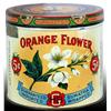Image 1 : Orange Flower Cigar Canister.