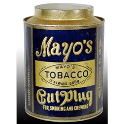 Mayo's Small Top Tobacco Canister.