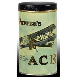 Popper's Ace Cigar Tin.