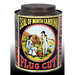 Seal of North Carolina Tobacco Canister.