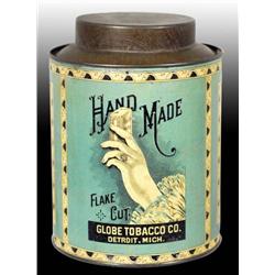 Hand Made Small Top Tobacco Canister.