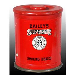 Bailey's Supreme Tobacco Canister.