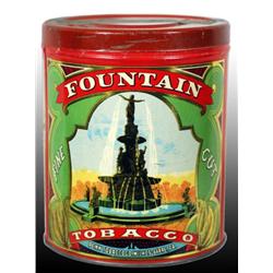 Fountain Tobacco Canister.