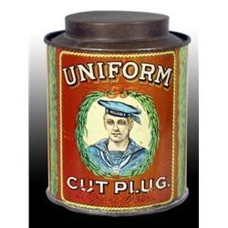 Uniform Cut Plug Tobacco Canister.
