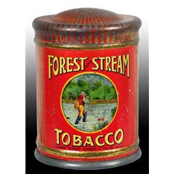 Forest & Stream Tobacco Canister.