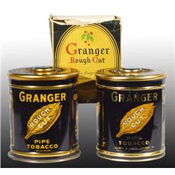 Lot of 2: Granger Knob Top Pipe Tobacco Tins.