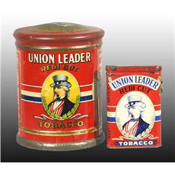 Lot of 2: Union Leader Tobacco Tins.