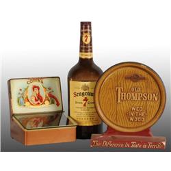 Lot of 3: Assorted Advertising Pieces.