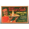 Image 1 : Cardboard Utica Club Sparkling Ale Sign.