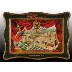 Tin Miller Brewing Company Self-Framed Sign.